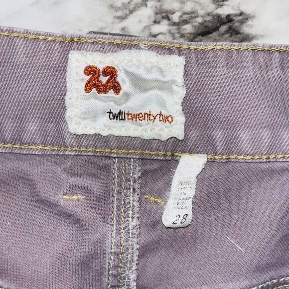 Twill Twenty Two | Anthropologie | Shorts Bermuda | Grey | Womens | 28 - Picture 7 of 7